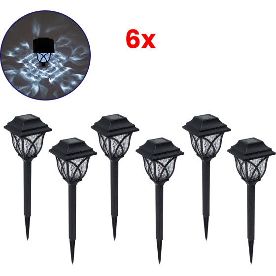 GloboStar ��� 6 �������� �������� ������ ��������� Led Smd 1W 100lm �� ������������ �������� 600mAh - ������������ ����� �� ��������� ������-������ ��������� IP65 ������ ����� ��������� ����� ����� 6000K - (85703)