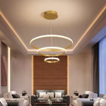 Homelighting Se Led 80 Stelina Pendant Gold 80-60-40cm 85W 3CCt IP20 220V 2 Years Warranty - (77-50638)