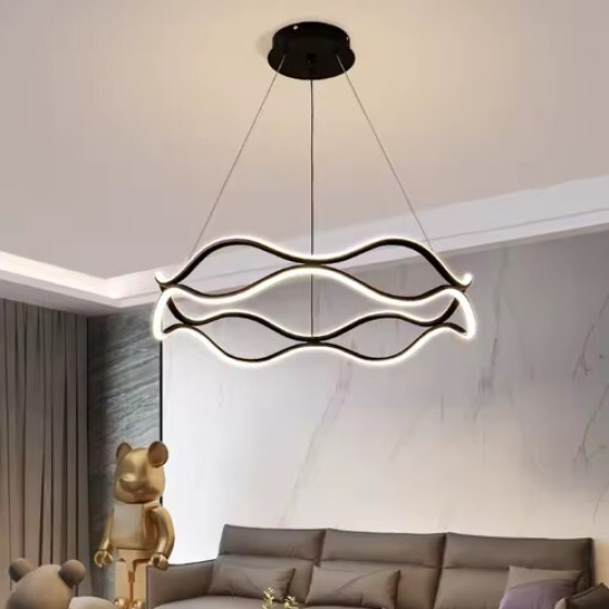 Homelighting Se Led 60 Aber Pendant Black 62W 3CCt 60x100cm IP20 220V 2 Years Warranty - (77-50645)