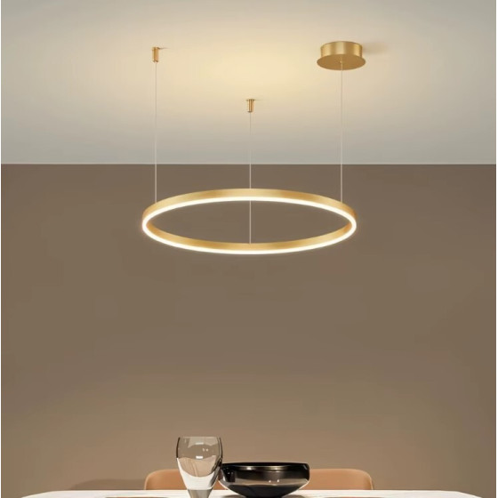Homelighting Se Led 60 Kanko Pendant Gold 28W 3CCt 60x100cm IP20 2 Years Warranty - (77-50667)