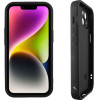 Volte-Tel ���� Iphone 14 6.1'' Silicon Tpu With Strap Full Camera Protection Black With Black HEARTS