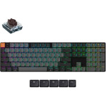 Keychron K5 V2 Qmk Wireless Mechanical Keyboard Brown Switch Rgb 100% Us Layout - (K5X-B3)