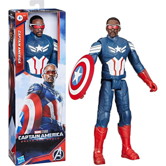 Hasbro Captain America: Brave New World - Titan Heroes Sam Wilson Action Figure (F9276)