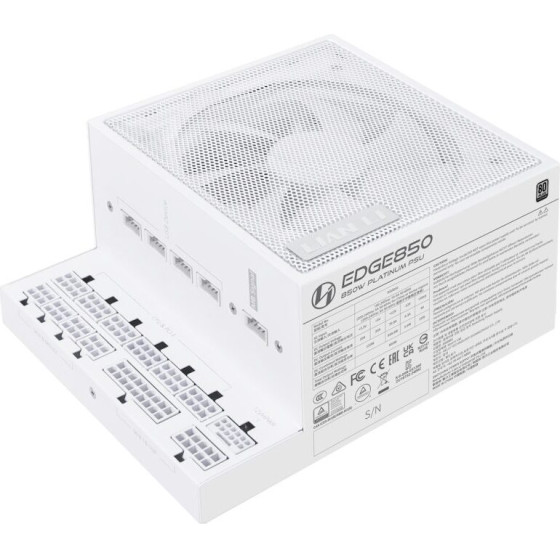 Lian Li Edge 850W White 80+ Platinum, Fully Modular Atx Psu - (G9P.EG0850.WE00.EU)