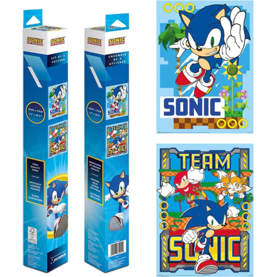 Pyramid: Sega - Sonic The Hedgehog - Poster Set (52x38cm) (PPB35404)