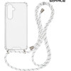Sonique ���� ��������� �� ������� Armor Clear Samsung Galaxy M35 5G Rainbow �����
