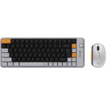 Alcatroz BT5.3/2.4G MULTI-Device Rechargeable Keyboard & Mouse Tetriz Air 300C Autumn Black - (TETRIZ-AIR300C-AB)