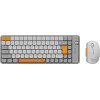 Alcatroz BT5.3/2.4G MULTI-Device Rechargeable Keyboard & Mouse Tetriz Air 300C Summer White - (TETRIZ-AIR300C-SW)