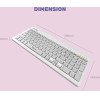 Alcatroz Wireless Keyboard Xplorer GO! Btr 200 Mist - (BTR200M)