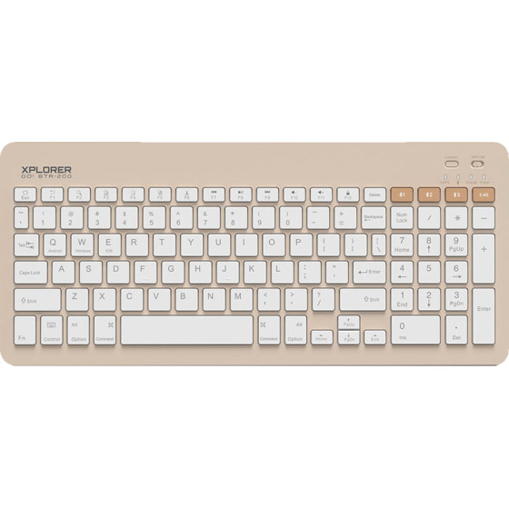 Alcatroz Wireless Keyboard Xplorer GO! Btr 200 Sand - (BTR200SD)