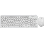 Alcatroz Wireless Mouse And Keyboard Jellybean A2000 W.White - (A2000WW)