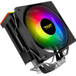 Armaggeddon Argb Silent 12CM Cpu Cooling Fan 4 Heat Pipes Black - (BLIZZARD2-B)