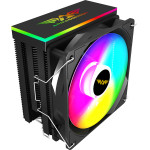 Armaggeddon Argb Silent 12CM Cpu Cooling Fan 6 Heat Pipes Black - (BLIZZARD3-B)