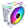 Armaggeddon Argb Silent 12CM Cpu Cooling Fan 6 Heat Pipes White - (BLIZZARD3-W)