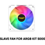 Armaggeddon Cooling 4xFan Kit 12CM Argb Kit 5000 White - (ARGB-KIT-5000W)