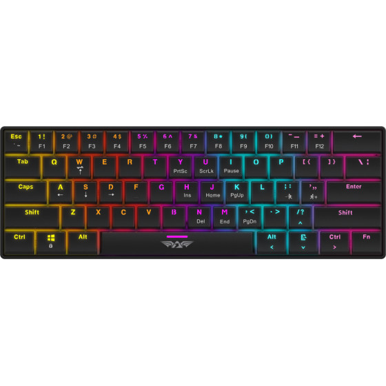Armaggeddon Low Profile Modular MECH. Keyboard SMK-1C Psychsparrow Blue Swith Black Clicky - (SMK-1C-BC)