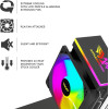 Armaggeddon Rgb Silent 9CM Cpu Cooling Fan 2 Heat Pipes Black - (BLIZZARD1-B)