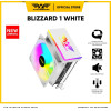 Armaggeddon Rgb Silent 9CM Cpu Cooling Fan 2 Heat Pipes White - (BLIZZARD1-W)