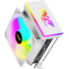 Armaggeddon Rgb Silent 9CM Cpu Cooling Fan 2 Heat Pipes White - (BLIZZARD1-W)