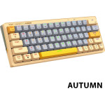 Armaggeddon Trimode Mech Rgb Keyboard Linear 63KEys GMK-100 Autumn Oem - (GMK-100AU)