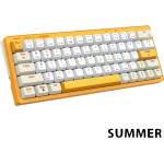 Armaggeddon Trimode Mech Rgb Keyboard Linear 63KEys GMK-100 Summer Oem - (GMK-100SU)