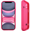 Volte-Tel ���� Iphone 11 6.1'' Silicon Tpu With Strap Full Camera Protection Pink With Pink HEARTS