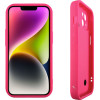 Volte-Tel ���� Iphone 14 6.1'' Silicon Tpu With Strap Full Camera Protection Pink With Pink HEARTS