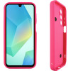 Volte-Tel ���� Samsung A16 4G A165/A16 5G A166 6.7'' Silicon Tpu With Strap Full Camera Protection Pink With Pink HEARTS