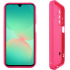 Volte-Tel ���� Samsung A26 5G A266 6.64'' Silicon Tpu With Strap Full Camera Protection Pink With Pink HEARTS