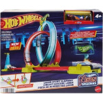 Mattel Hot Wheels Neon Speeders - Laser Stunt Slamway (HPC05)
