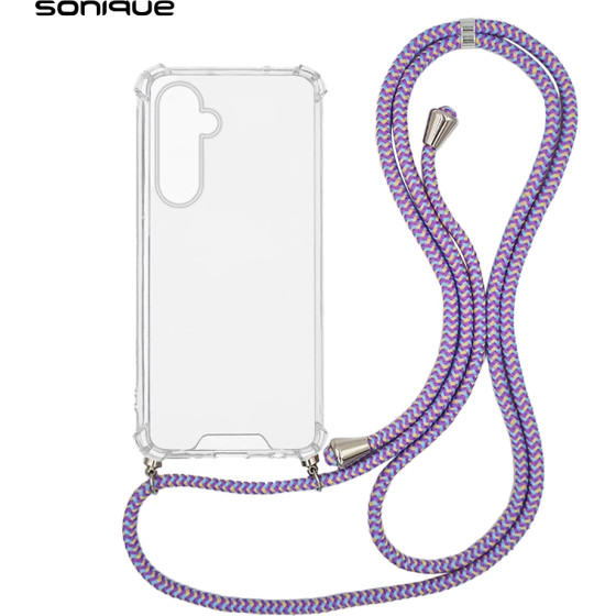 Sonique ���� ��������� �� ������� Armor Clear Samsung Galaxy S24 Fe Rainbow ����