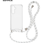 Sonique ���� ��������� �� ������� Armor Clear Samsung Galaxy S24 Fe Rainbow �����