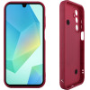 Volte-Tel ���� Samsung A16 4G A165/A16 5G A166 6.7'' Silicon Tpu With Strap Full Camera Protection Burgundy With Red HEARTS - (5205308379291)