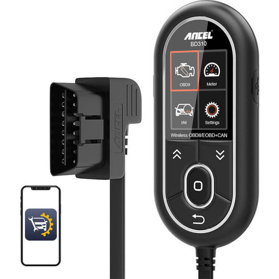 Ancel ����������� Scanner OBD2 Bluetooth (�����) - (BD310)