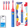 Bitvae Sonic toothbrush with app for kids, tips set BVK7S (blue) - (K7S blue)