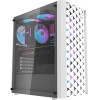 Darkflash DK351 ���� ���������� (�����) + 4 ����������� RGB - (DK351 White)