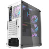 Darkflash DK351 ���� ���������� (�����) + 4 ����������� RGB - (DK351 White)