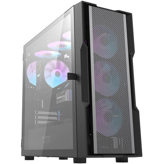 Darkflash DK431 Mesh ���� ���������� (�����) + 4 ����������� ARGB - (DK431 Mesh Black)