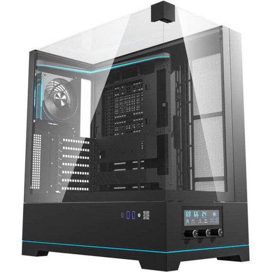 Darkflash DY450 PRO ���� ���������� (�����) + 1 ����������� - (DY450 PRO Black)