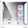 Darkflash ����� ���������� DS900 �� 7 ����������� ARGB (�����) - (DS900 White + fans)
