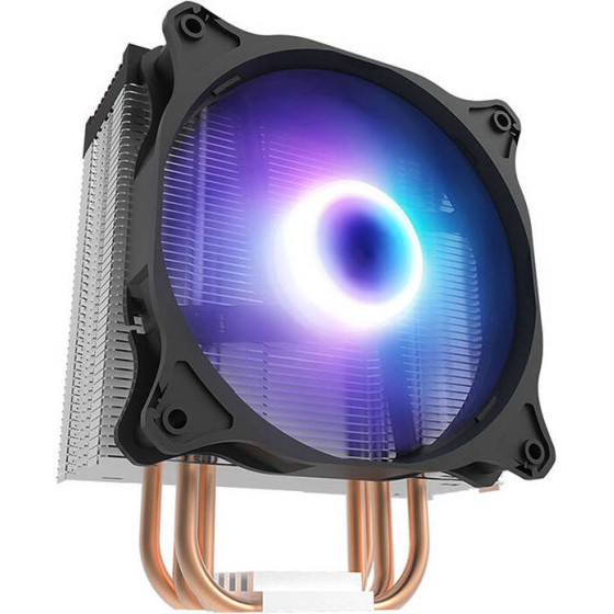 Darkflash ������ CPU Darkair LED Active Cooling (������ + ����������� 120x120) (�����) - (Darkair LED Black)