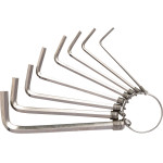 Deli Tools Hex Key Sets 1.5-6mm (silver) - (EDL3080)