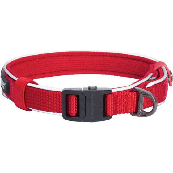 Dogness Reflective collar size XS (Red) - (Reflective XS RED)