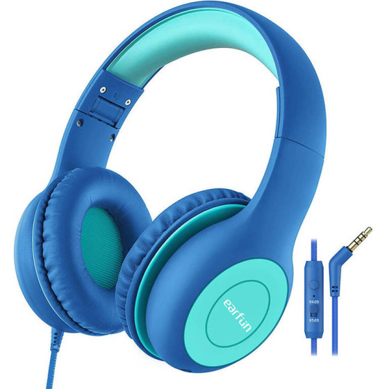 Earfun Kids K1 In-Ear Headphones (blue-green) - (K1BG)