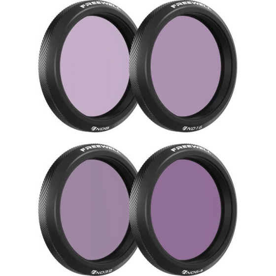 Freewell set of 4 ND filters for DJI Osmo Action 5 Pro - (FW-OA5-STD)