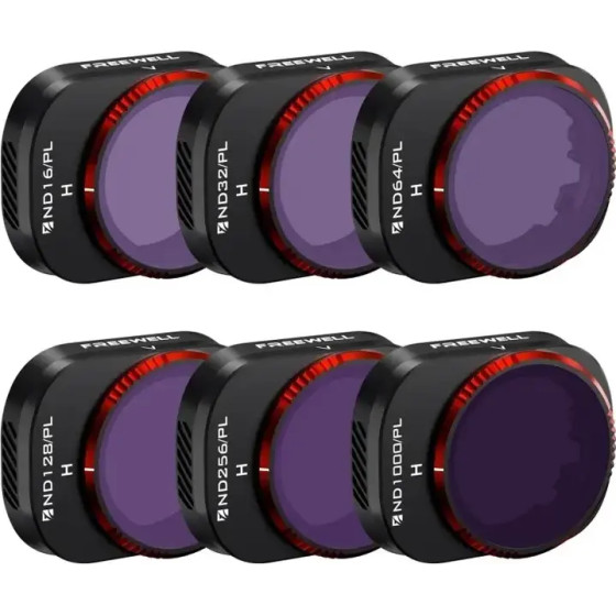 Freewell Set of 6 Filters Bright Day for DJI Mini 4 Pro - (FW-MN4-BRG)