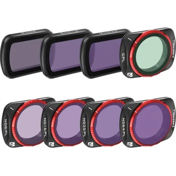 Freewell Set of 8 filters DJI Osmo Pocket 3 - (FW-OP3-ALD)