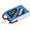 Gens ace 4000mAh 7.4V 1C LiPo battery - (GEA2S4000TXJS)