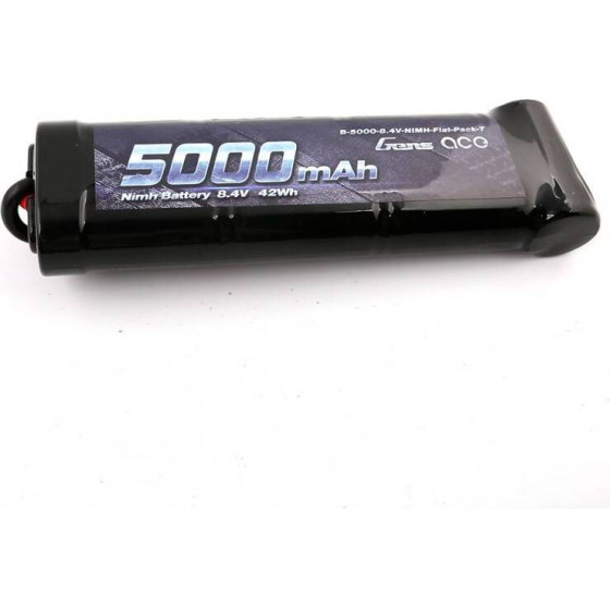 Gens ace Battery Traxxas 5000mAh 8,4V NiMH Hump T-Dean - (B-5000-8.4V-NIMH-Fla)
