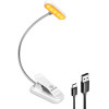 Glocusent Wireless lamp ET-Head clip-on book light, USB-C 650mAh timer White - (GLCSNTA1806)
